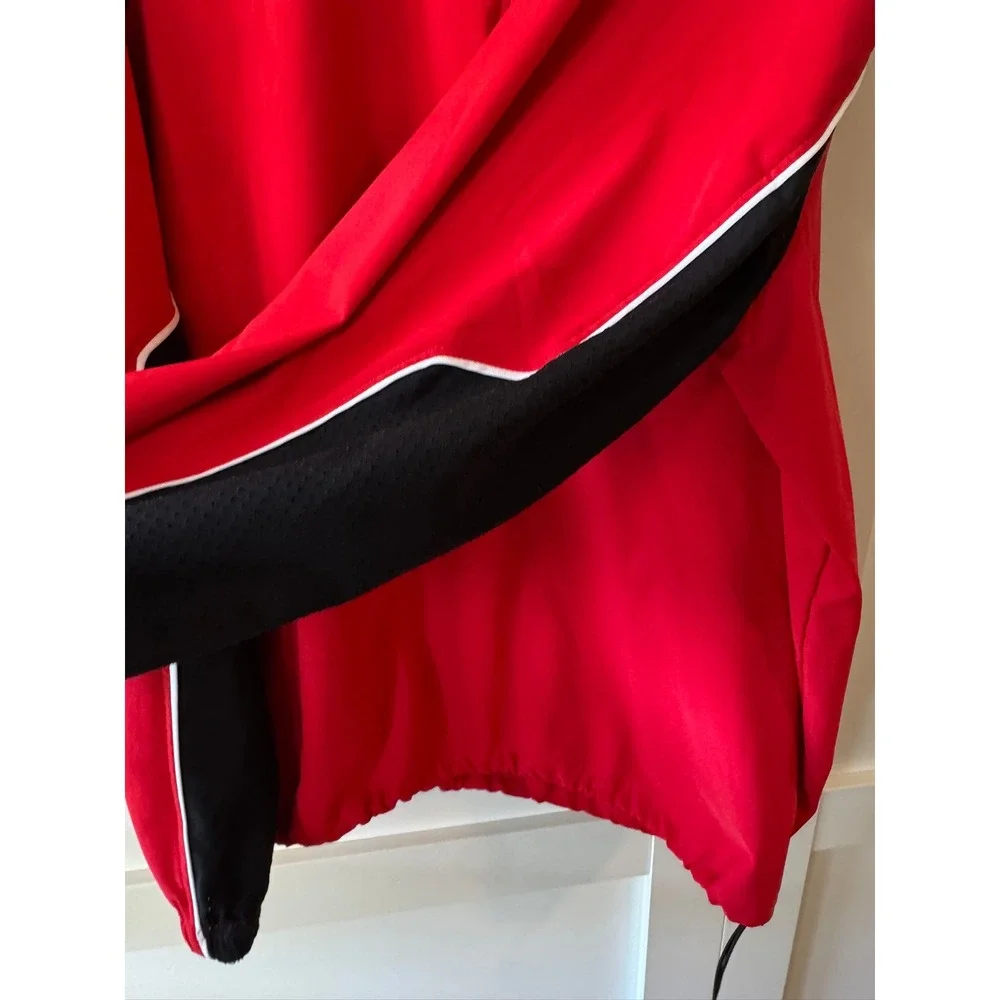 Under Armour Mens Texas Tech Red‎ Raiders Quarter Zip Windbreaker Red XL Loose